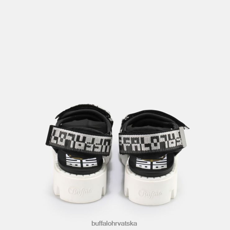 crno Buffalo raven tec slide vegan |sandale TDD6T640